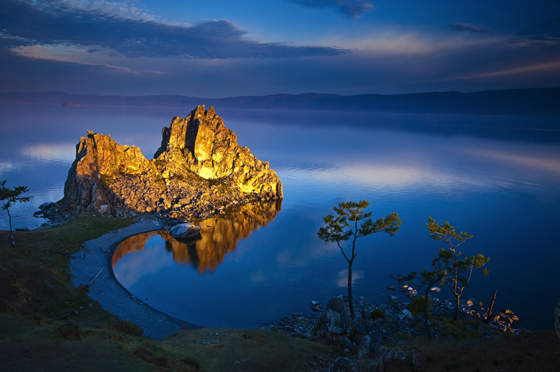 Cape Burhan Shaman Rock Olkhon &mdash; Baikal Legends